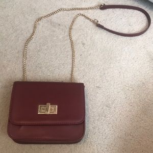 Maroon purse